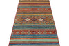 3x9 Brown and Multicolor Tribal Runner