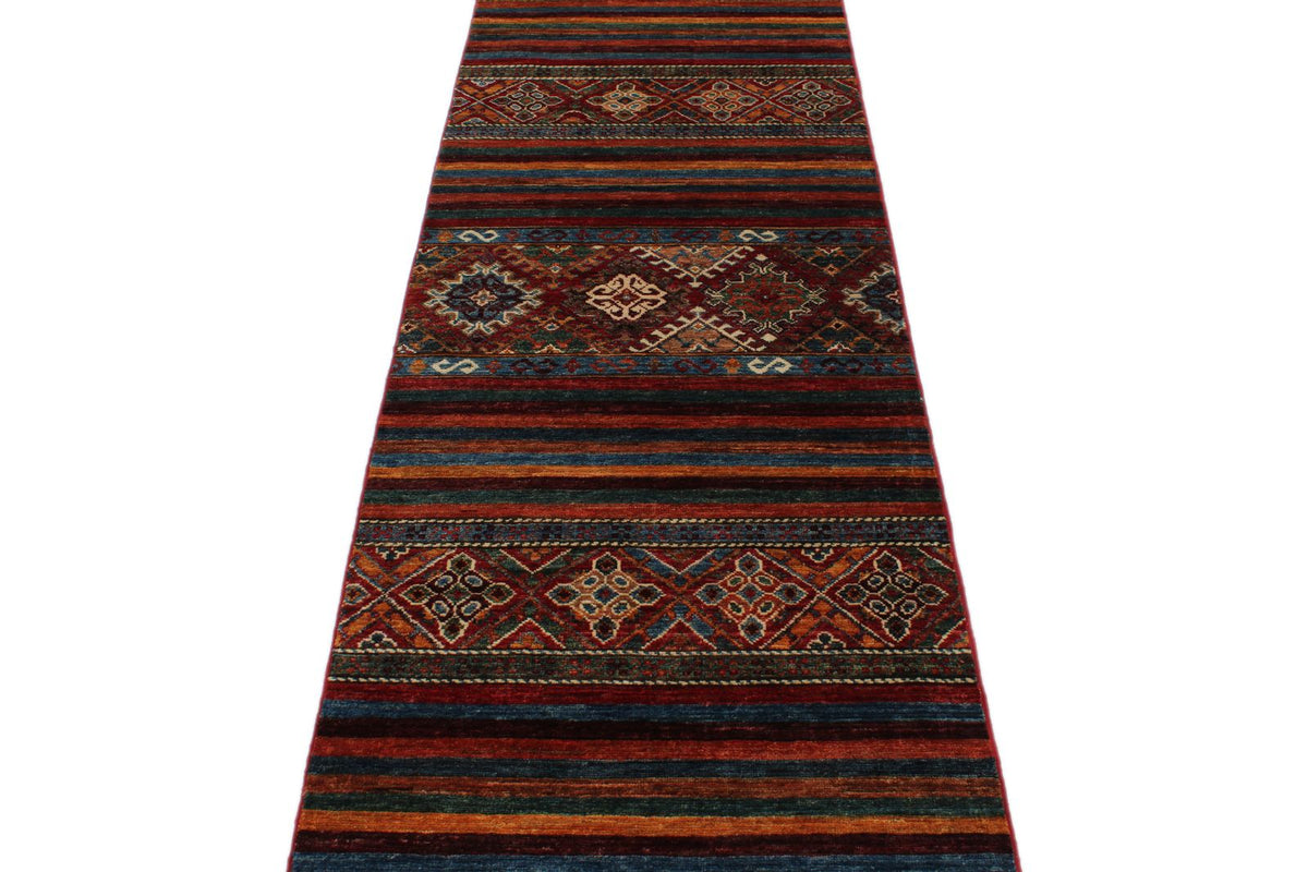 3x13 Brown and Multicolor Tribal Runner