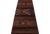 3x13 Brown and Multicolor Tribal Runner