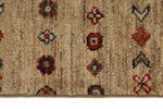 9x12 Light Brown and Multicolor Tribal Rug