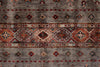 6x9 Rose and Multicolor Tribal Rug