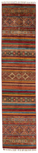 3x11 Brown and Multicolor Tribal Runner