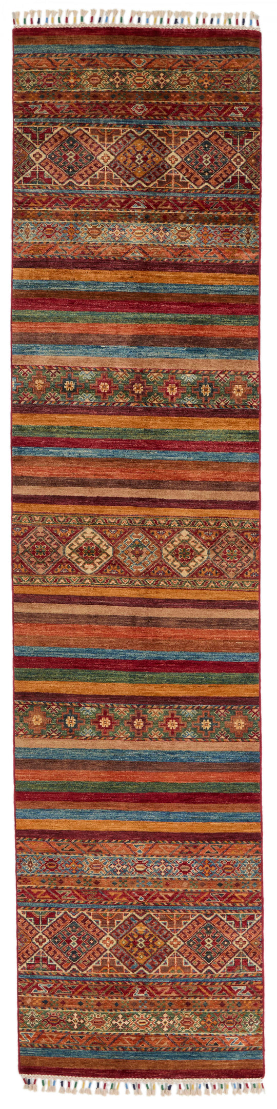 3x11 Brown and Multicolor Tribal Runner