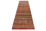 3x11 Brown and Multicolor Tribal Runner
