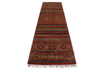 3x11 Brown and Multicolor Tribal Runner