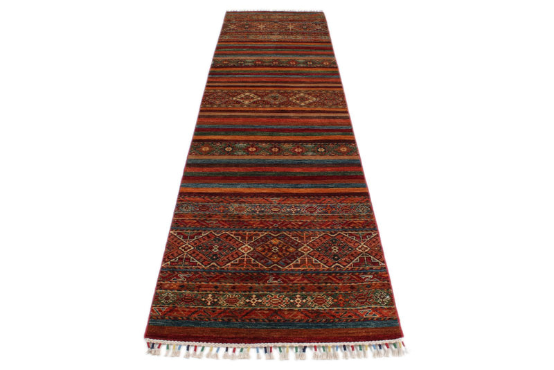 3x11 Brown and Multicolor Tribal Runner