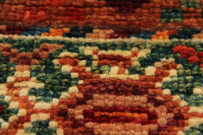 3x11 Brown and Multicolor Tribal Runner
