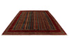 9x12 Multicolor and Red Turkish Tribal Rug