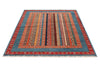 5x6 Multicolor and Blue Turkish Tribal Rug