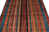 5x6 Multicolor and Blue Turkish Tribal Rug