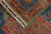 3x4 Navy and Multicolor Anatolian Traditional Rug