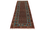 3x10 Multicolor and Blue Kazak Tribal Runner
