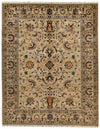 10x13 Camel and Multicolor Turkish Tribal Rug