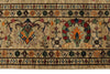 10x13 Camel and Multicolor Turkish Tribal Rug