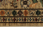 10x13 Camel and Multicolor Turkish Tribal Rug