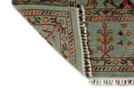 8x10 Light Blue and Multicolor Turkish Tribal Rug