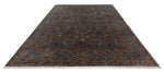 9x12 Gray and Multicolor Turkish Tribal Rug