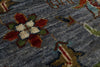 9x12 Gray and Multicolor Turkish Tribal Rug