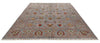 8x10 Gray and Multicolor Turkish Tribal Rug