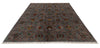 8x10 Gray and Multicolor Turkish Tribal Rug