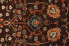 5x8 Brown and Multicolor Turkish Tribal Rug