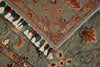 3x5 Light Brown and Multicolor Turkish Tribal Rug