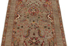 3x4 Light Brown and Multicolor Turkish Tribal Rug