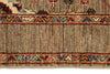 3x4 Light Brown and Multicolor Turkish Tribal Rug