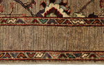 3x4 Camel and Multicolor Turkish Tribal Rug