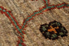3x4 Camel and Multicolor Turkish Tribal Rug