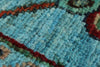 3x10 Blue and Multicolor Turkish Tribal Runner