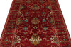 4x6 Red and Multicolor Turkish Tribal Rug