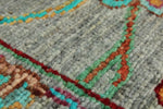 3x5 Gray and Multicolor Turkish Tribal Rug