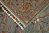 3x5 Gray and Multicolor Turkish Tribal Rug