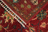 3x5 Red and Multicolor Turkish Tribal Rug