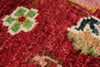 3x4 Burgundy and Multicolor Turkish Tribal Rug