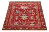 3x4 Red and Multicolor Turkish Tribal Rug
