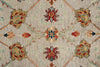 3x5 Light Brown and Multicolor Turkish Tribal Rug