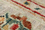 3x5 Light Brown and Multicolor Turkish Tribal Rug