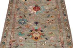 3x4 Brown and Multicolor Turkish Tribal Rug