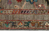 3x4 Brown and Multicolor Turkish Tribal Rug