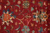 3x4 Red and Multicolor Turkish Tribal Rug