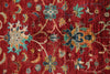 3x4 Red and Multicolor Turkish Tribal Rug