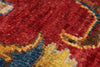 3x4 Red and Multicolor Turkish Tribal Rug