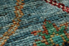 3x8 Blue and Multicolor Turkish Tribal Runner