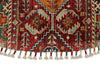 6x6 Multicolor and Brown Tribal Rug