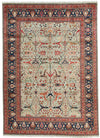 10x14 Light Gray and Navy Anatolian Persian Rug