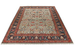 10x14 Light Gray and Navy Anatolian Persian Rug