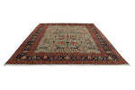 10x14 Light Gray and Navy Anatolian Persian Rug