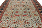 10x14 Light Gray and Navy Anatolian Persian Rug